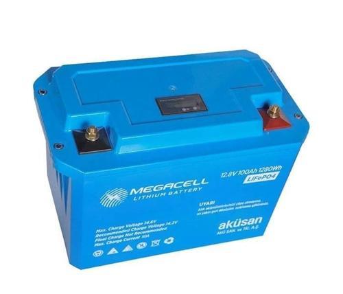 12.8V 100Ah Lityum Demir Fosfat Akü