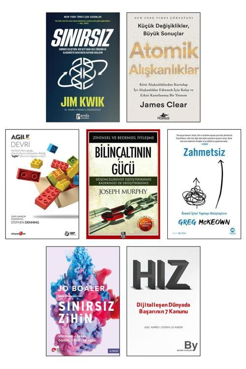Sınırsız Jim Kwik Atomik Alışkanlıklar Bilinçaltının Gücü Zahmetsiz Odak Hızlı Ve Yavaş Düşünme 7Li