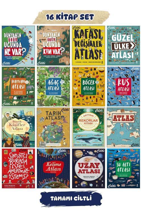 Çocuklar İçin Atlas Kitapları Ağaç Böcek Hayvan Tarih Atlası Büyük Kaşifler Kafası Değişikler Atlası