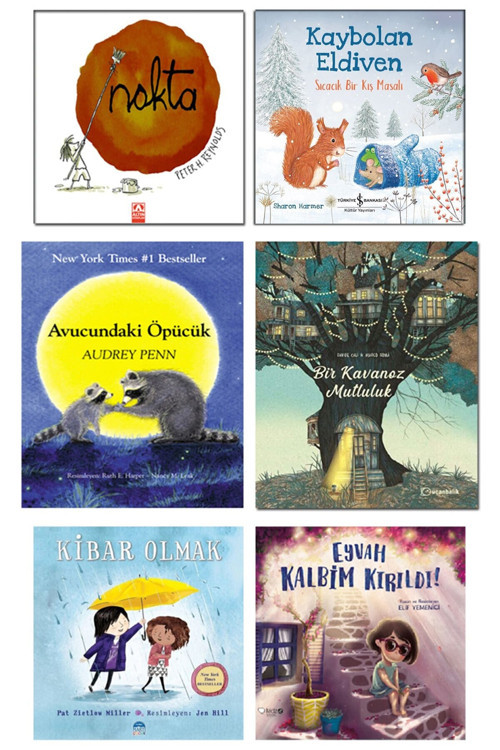 Avucundaki Öpücük + Bir Kavanoz Mutluluk + Nokta Peter Reynolds + Kibar Olmak + Eyvah Kalbim Kırıldı