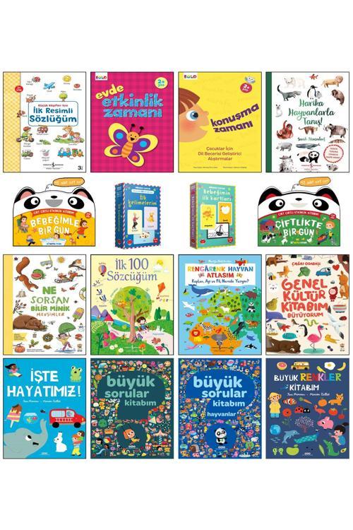 İlk Resimli Sözlüğüm Evde Etkinlik Zamanı Konuşma Zamanı Ne Sorsan Bilir Minik Mevsimler Renkler 16L