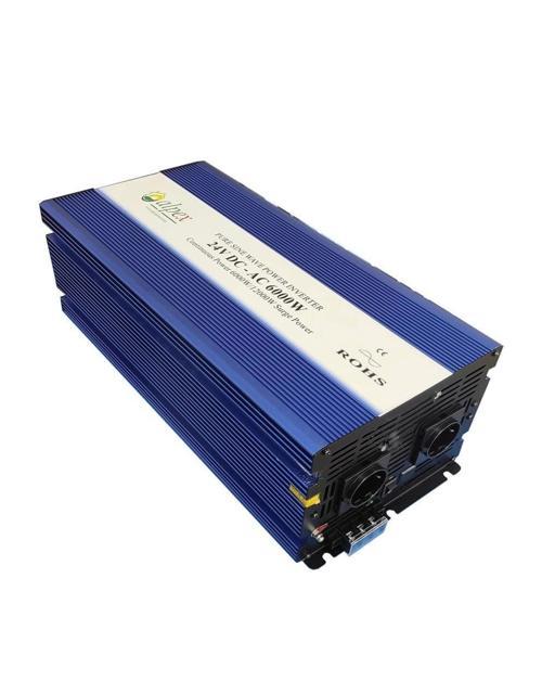 6000 Watt 24 Volt Tam Sinüs İnverter