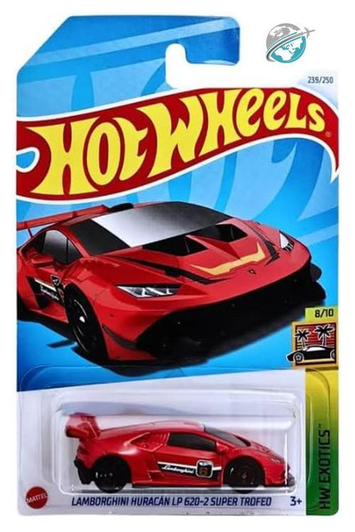 - Lamborghini Huracan LP 620-2 Super Trofeo (1/64) Kırmızı - Yurt Dışı Uzun Kartonet - 2024 Serisi