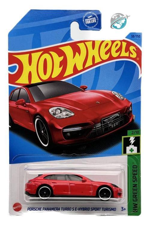 - Porsche Panamera Turbo S E-Hybrid Sport Turismo (1/64) Kırmızı - Yurt Dışı Uzun Kartonet - 2023 Case