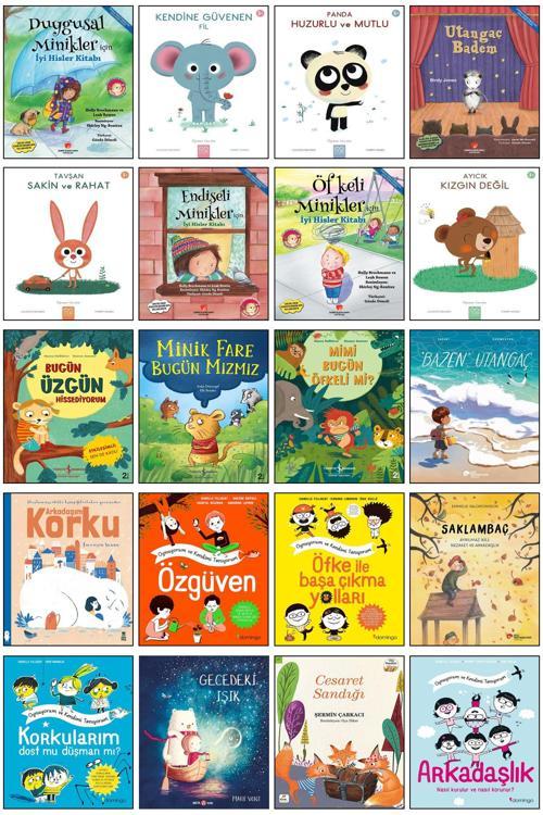 Duygusal Öfkeli Endişeli Minikler İçin İyi Hisler Kitabı Arkadaşım Korku Tavşan Sakin Ve Rahat Duygu