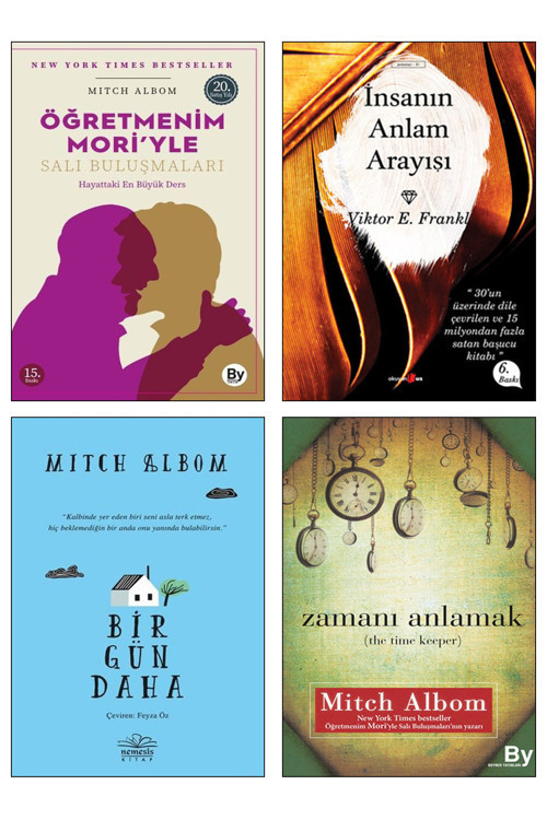 İnsanın Anlam Arayışı + Öğretmenim Mori'Yle Salı Buluşmaları + Zamanı Anlamak + Bir Gün Daha / 4Lü S
