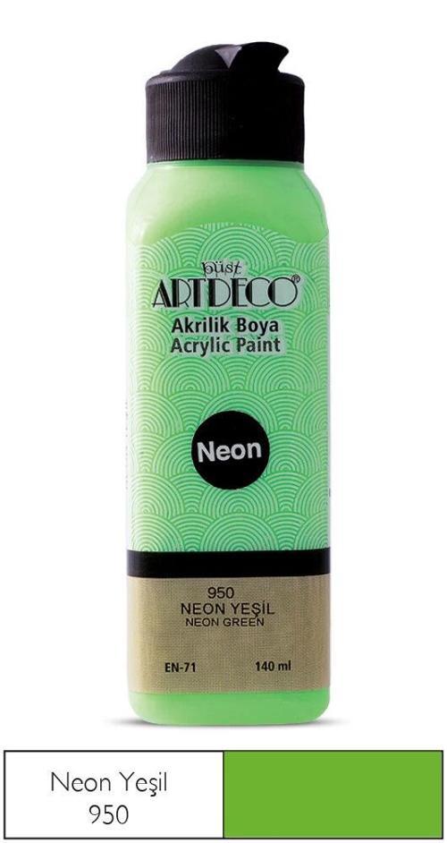 Neon Akrilik Boya 140 ml. NEON YEŞİL