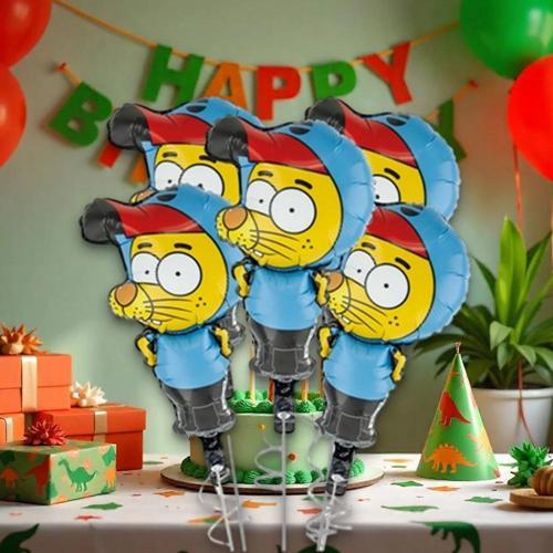 Kral Şakir Folyo Balon 14" Eko Paket 5li