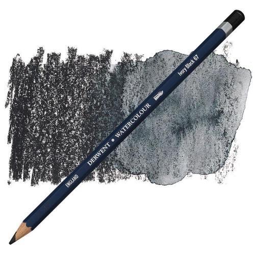 Watercolour Pencil Suluboya Kalemi 67 Ivory Black