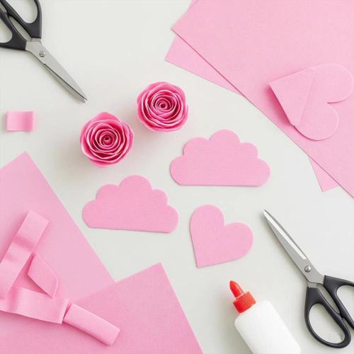 Açık Pembe Krapon Kağıdı 50x200