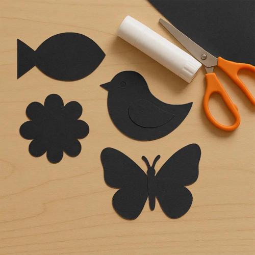 Siyah Fon Kartonu 100gr 50x70