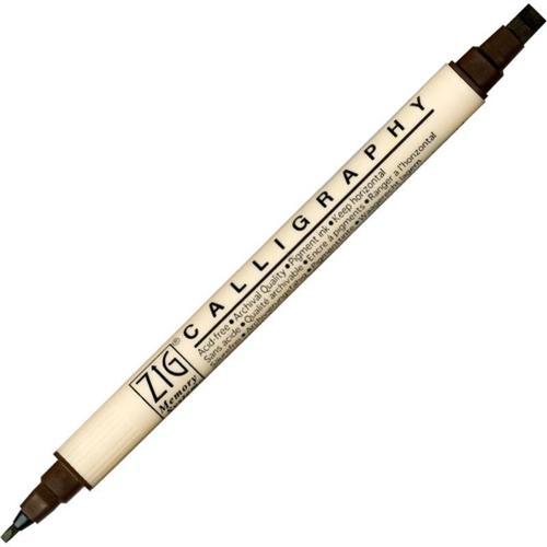 Calligraphy Çift Uçlu Kaligrafi Kalemi 2 mm. + 5 mm. 062 Chocolate