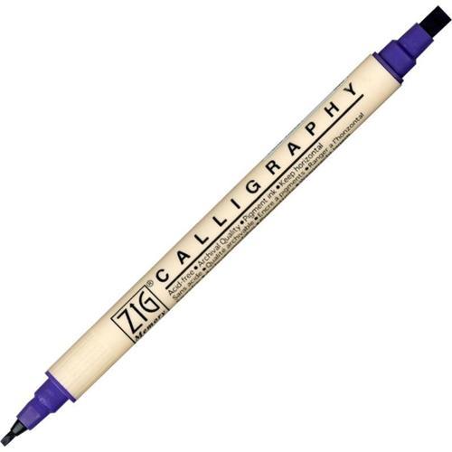 Calligraphy Çift Uçlu Kaligrafi Kalemi 2 mm. + 5 mm. 080 Pure Violet