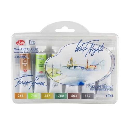 White Nights Tüp Sulu Boya Seti Forest Landscape 6 Renk x 10 ml.