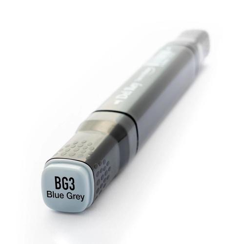 Çift Uçlu Çizim Marker Kalemi BG3 Blue Gray 3