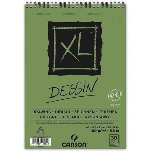 XL Dessin Spiralli Eskiz Çizim Defteri 160 gr. A5 30 yp.