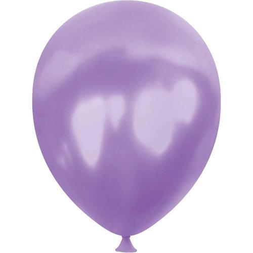 Lila Metalik Balon 12"