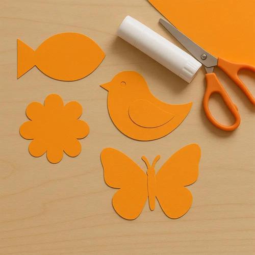 Turuncu Fon Kartonu 100gr 50x70