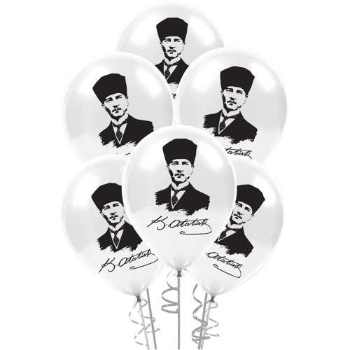 Atatürk Baskılı Pastel Balon 11"