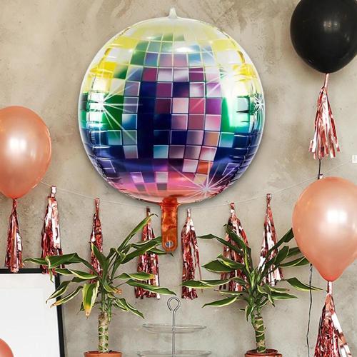 22" Disko Topu Folyo Balon -Çok Renkli-