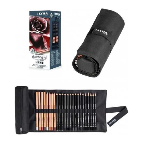 Rembrandt Sketching Set Karakalem Eskiz Seti 24'lü Rulo