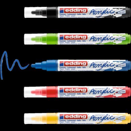 5100 Akrilik Boyama Markörü Seti 2-3 mm 5 RENK SET BASIC