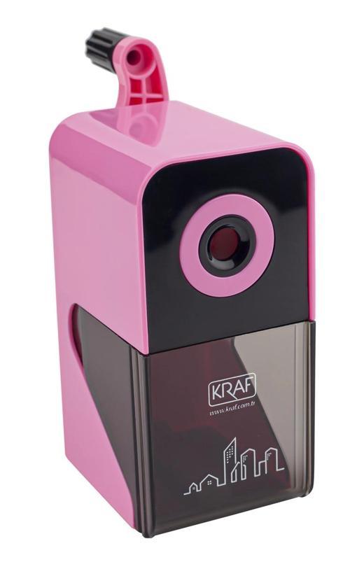 Kollu Kalemtraş Pastel Pembe