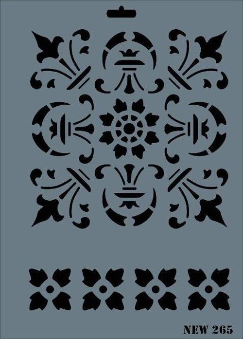 Stencil Boyama Şablonu 25x35 cm. NEW-265
