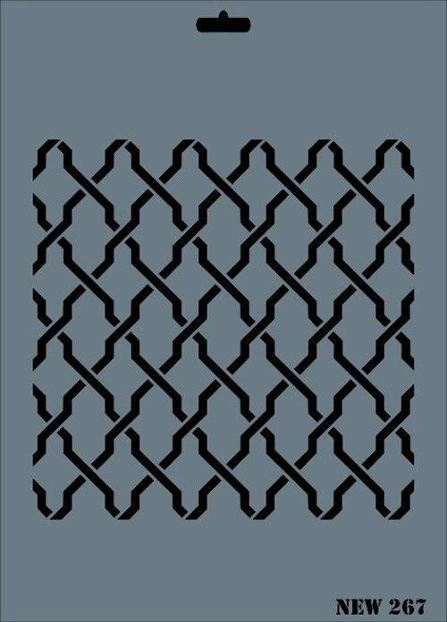 Stencil Boyama Şablonu 25x35 cm. NEW-267