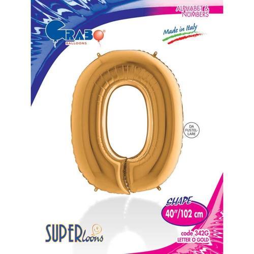 O Harf Supertrend Altın Folyo Balon 40"