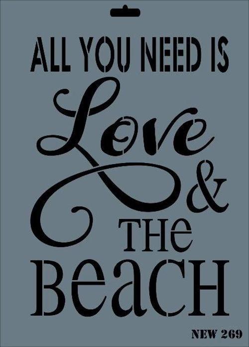 Stencil Boyama Şablonu 25x35 cm. NEW-269