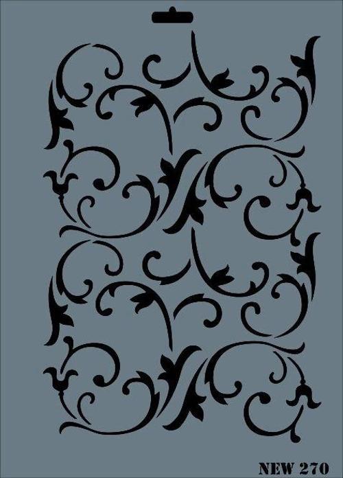 Stencil Boyama Şablonu 25x35 cm. NEW-270