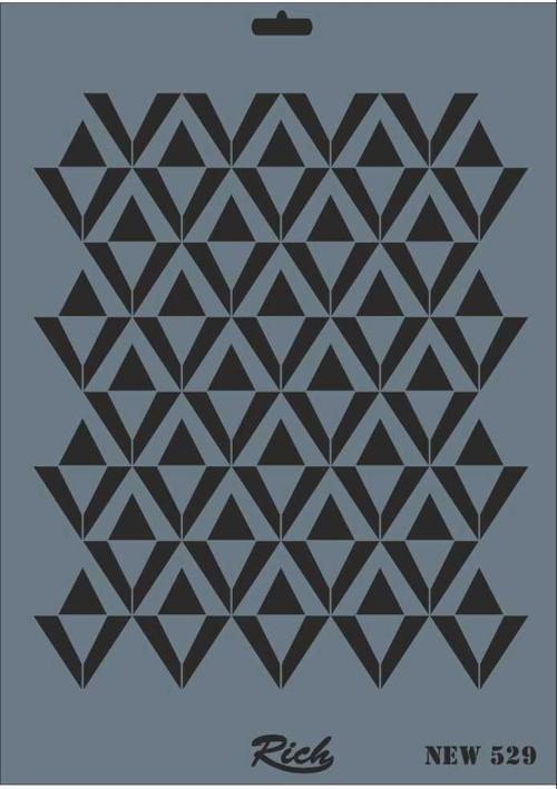 Stencil Boyama Şablonu 25x35 cm. NEW-529