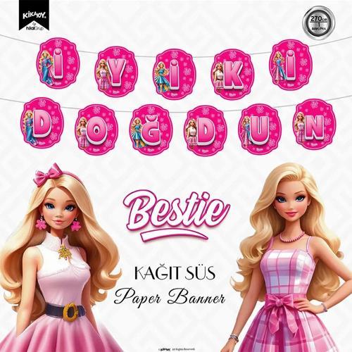 Bestie İyi ki Doğdun Harf Afiş