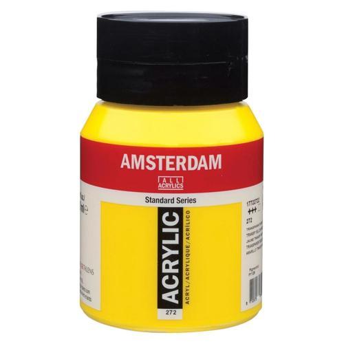 Amsterdam Akrilik Boya 500 ml. 272 Transparent Yellow Medium
