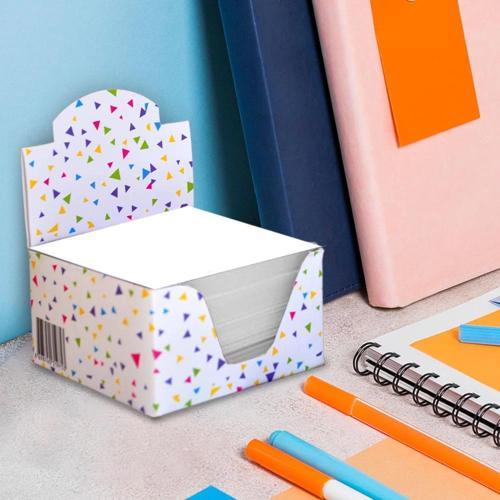 Beyaz Küp Blok Not 8x8