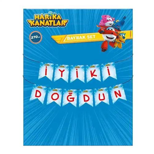 Harika Kanatlar İyi ki Doğdun Harf Afiş