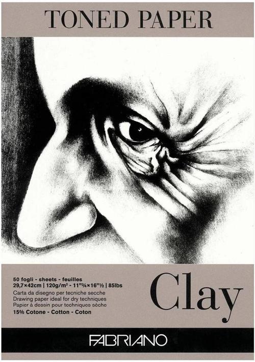 Toned Paper Clay Eskiz Çizim Defteri Kil Rengi 120 gr. A3 50 yaprak