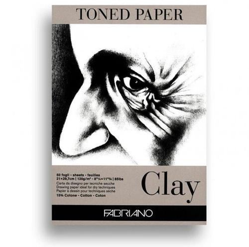 Toned Paper Clay Eskiz Çizim Defteri Kil Rengi 120 gr. A4 50 yaprak