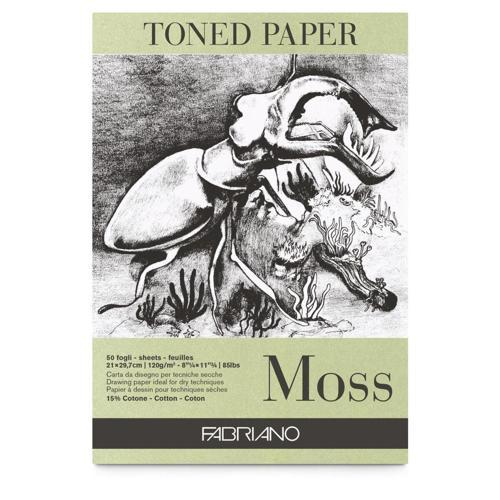 Toned Paper Moss Eskiz Çizim Defteri Yosun Rengi 120 gr. A4 50 yaprak