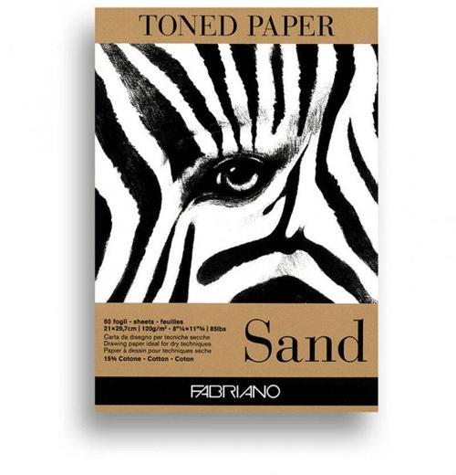 Toned Paper Sand Eskiz Çizim Defteri Kum Rengi 120 gr. A4 50 yaprak