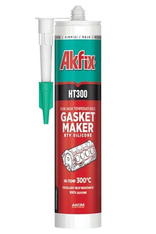 Yüksek Isı Silikonu Sıvı Conta 280Ml Kırmızı Ht300