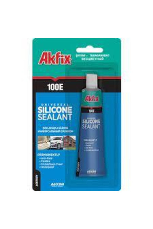 100E Tüp Şeffaf Silikon 50 Ml