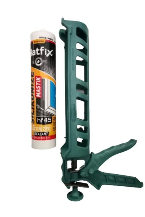 1 Adet Akfix Beyaz Çekomastik 450 Gr Silikon Mastik Tabancası