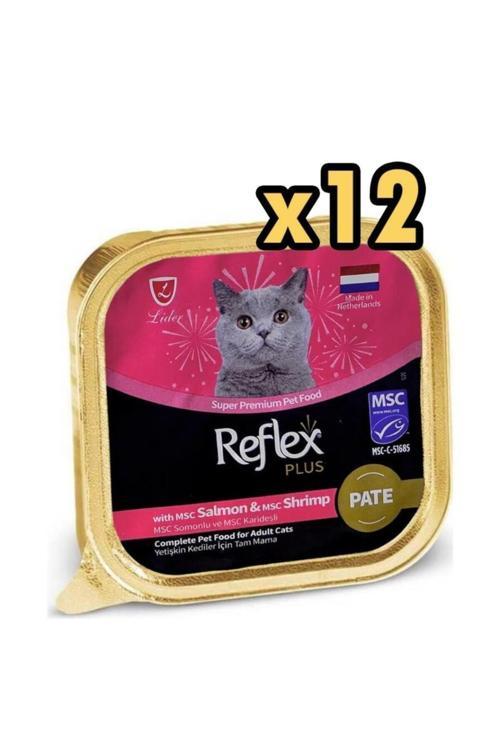 Plus Pate Somonlu Ve Karidesli Kedi Konservesi 85 Gr x 12 Adet