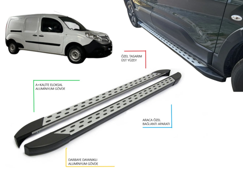 KANGOO EXPRESS MAXİ UZUN ŞASE NOKTALI YAN BASAMAK 2008-2020