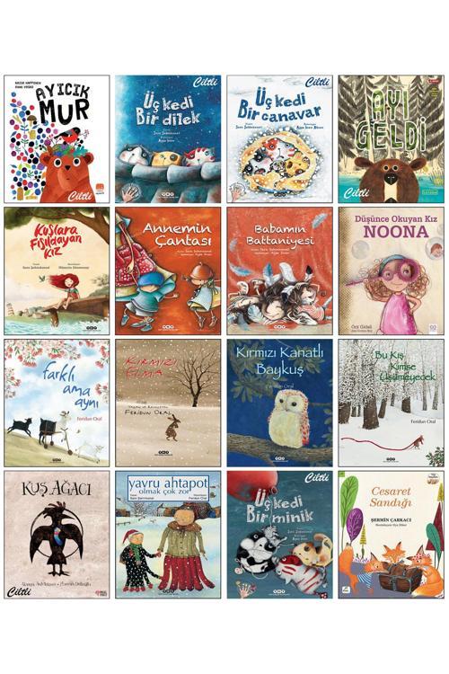 Farklı Ama Aynı Üç Kedi Bir Dilek Canavar Kırmızı Elma Cesaret Sandığı Düşünce Okuyan Kız Noona Ayı