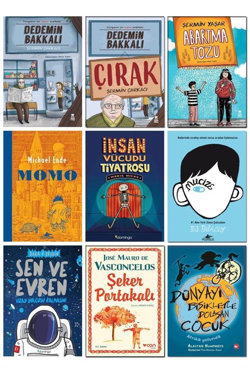 Abartma Tozu Dedemin Bakkalı Momo Mucize İnsan Vücudu Tiyatrosu Şeker Portakalı Çocuk Kitapları Seti