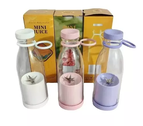 Taşınabilir Mini Şarjlı Blender Meyve Sıkacağı Smoothie Shake Yapıcı B-008 (5060)