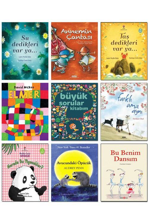 Annemin Çantası Elmer Farklı Ama Aynı Avucundaki Öpücük Büyük Sorular Kitabım Su Dedikleri Var Ya